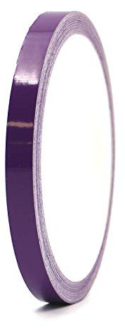 Finest Folia 10 Meter (0,79€/Meter) Zierstreifen Auto Motorrad Boot Modellbau Farbauswahl Dekorstreifen Seitenstreifen Klebestreifen (Violett, 6mm Breite)