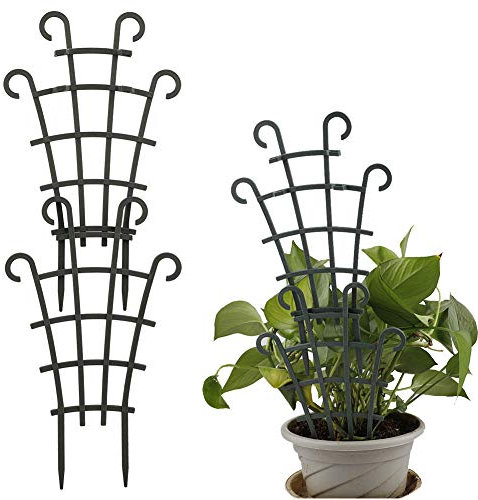 æ— Rankgitter für Topfpflanzen, Garten, Rankgitter, Kletterspalier, kleine Pflanzen, Rankgitter für Kletterpflanzen, Ranken, Gemüse, Topfgarten, 8 Stück