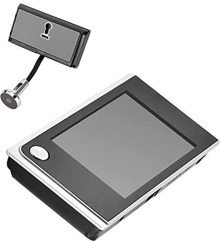 Mini Hd Outdoor Elektronischer Türspion-Kamera-Viewer 3,5-Zoll-Innen-LCD-Farbbildschirm Visuell 120°Silber Schwarz