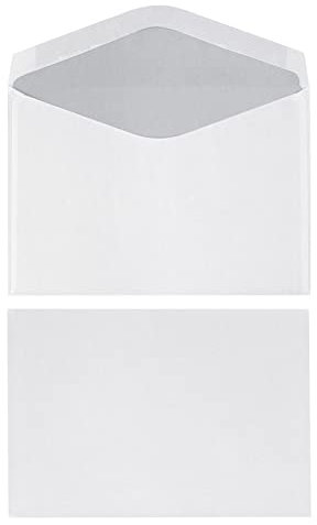 Herlitz Briefumschlag C6, gummiert, weiß, 500 Stück