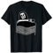 Herren Skelett Nonne Machete T-Shirt