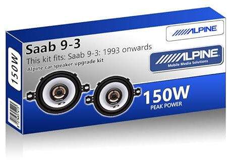 9-3 Speaker upgrade Front Dash Alpine car speakers 3.5 87mm 150W