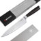 Böker SOLINGEN® Meisterklinge Damast Kochmesser mit Holz-Griff aus Räucher-Eiche - Profi Chef-Messer 20 cm mit extrem scharfer Hybrid-Klinge in edler Geschenk-Box