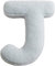 Fouriding Plüsch Buchstaben Kissen Englisch Alphabet Niedlich Wurf Kissen Zimmer Couch Dekorative Kissen für Kinderzimmer Sofa Bett Boden Auto Dekorative (J)