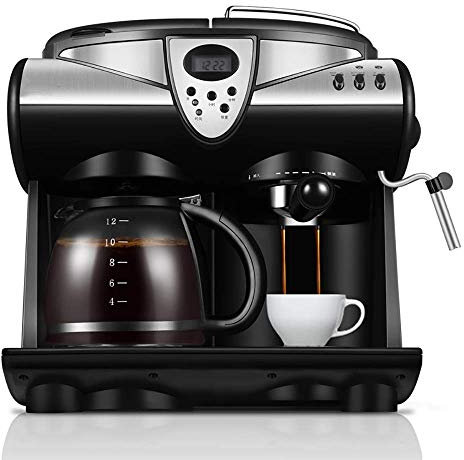 FLBT Machine à café - Pompe combinée Expresso et Goutte à Goutte avec système de Cappuccino avancé Needed