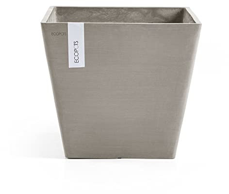 Pot Carré Rotterdam 30 Taupe - 30 x 30 x H. 26 cm - 17 L