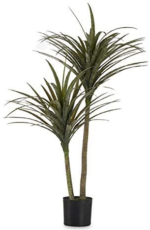 Dekorative Pflanze Schmalblatt Grün Kunststoff (80 x 150 x 105 cm)