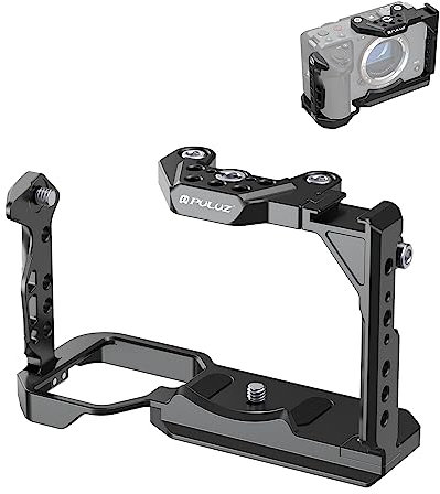XBERSTAR Cage for Sony FX30 FX3 with NATO Rail (Black)