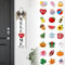 Sintuff Austauschbares Willkommensschild für Haustür, Holz-Veranda-Schild mit 24 saisonalen Symbolen, Zuhause, Bauernhaus, Willkommens-Outdoor, saisonale Symbole, Halloween, Festival, Dekoration (weiß