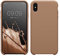 kwmobile Hülle kompatibel mit Apple iPhone XS Max Hülle - Silikon Handy Case - Handyhülle weiche Oberfläche - kabelloses Laden - Cappuccino