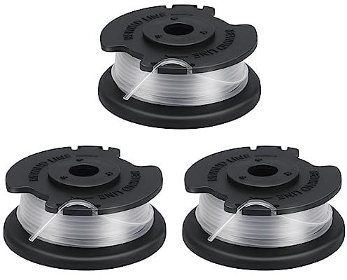 Eyoloty GE-CT 18/28 Li Ersatzfadenspule passend für Einhell GE-CT 18/28 Li, GE-CT 18/28 Li TC, GE-CT 18/260 Li Akku-Rasentrimmer, 5 m Länge Ø 1,6 mm (3 Stücke)