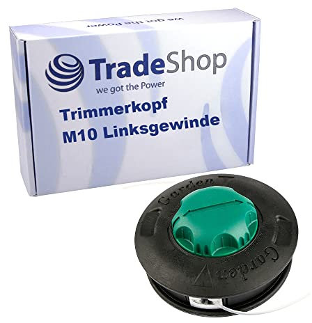 Trade-Shop Trimmerkopf Mähkopf Fadenkopf Ersatzteil M10 x 1,25mm Linksgewinde für Efco 63109001 63129007 / Motorsense Freischneider Rasentrimmer