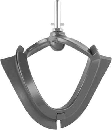 SPARES2GO Flexible Beater Creaming Whisk Compatible with Kenwood Chef AT501 Kitchen Machine Mixer (Grey)