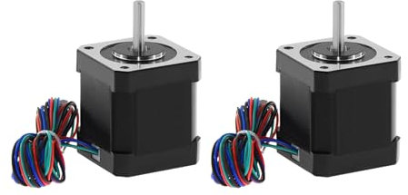 Nema 17 Schrittmotor 59 Ncm 2 A 48 mm 4 Leitungen 1 m Kabel 17HS19-2004S1-22B für DIY 3D-Drucker Schrittmotor Verlängerungskabel 2 Stück