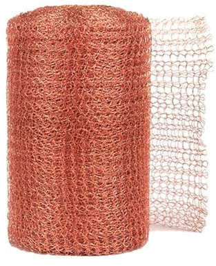 Anti Schneckenzaun Kupfernetz gegen Schnecken Maschendrahtzaun Doppellagig Maschendraht Rolle Zaun Schneckenschutz Kupferband für Pflanzen (Farbe 1,127mm x 6m)