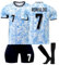 Nr.7 24 Fußball Trikot, Neue Hause/Auswärts Fußball Trikot für Kinder Erwachsener, Fussball Trikots Shorts und Socken Anzug Jungen Herren