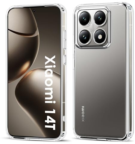 Filoto Ultra Clear TPU hülle für Xiaomi 14T 6.67″(2024) | Ultra Clear, Ultra Dünn, Flexibles TPU, Militärischer Fallschutz, Erhöhter Kameraschutz, Präzise Aussparungen