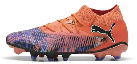 PUMA Mens Future 8 Match Firm Ground Football Boots Orange/Black 11 UK