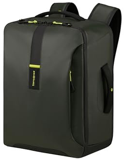 Samsonite Paradiver Light - EasyJet Bolsa de Cabina 45 x 20 x 36 cm, 33 L, 1 Kg, Equipaje de Mano, Mochila de avión M, para Debajo del Asiento, Color Verde Selvático, Cabin Bag