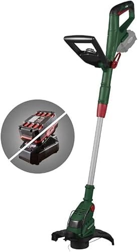 Parkside Akku-Rasentrimmer PRTA 20-Li C3, 25 cm Schnittkreis, 20V, Teleskop-Führungsholm 90,5-114 cm, Doppelfaden-System