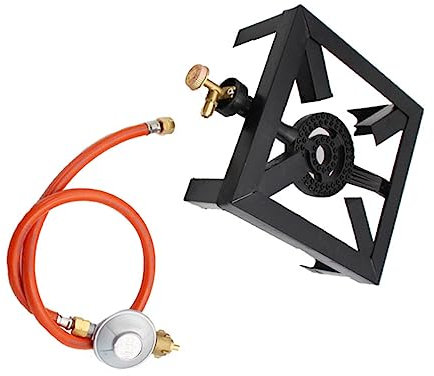 SUPVOX Réchaud à Gaz Propane Avec Régulateur Cuisinière Portable Pour Camping Randonnée Et Pique-