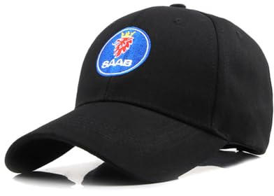 EQLIFD Baseballkappe, für Saab Scania 95 93 900 600 97X Turbo Monster 9-2X GT750 Verstellbar UV-Schutz Kappe Sonnenschirm Sports Casual Basecap täglich Zubehör,C