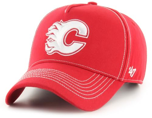 '47 Brand Adjustable Cap - Stitch Calgary Flames rot
