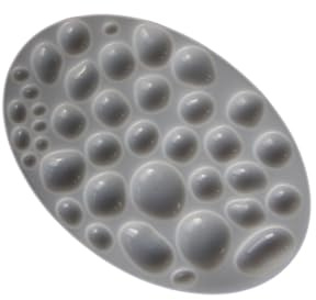 OSNIYAW Molde de Silicona Flexible para joyería de Resina de fácil liberación, elaboración de proyectos de Arte, Molde con Efecto de Piedras Preciosas