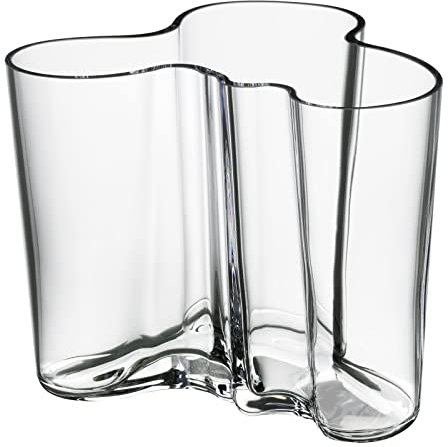 Iittala Vase Aalto 120 mm Klar aus Glas