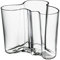 Iittala Vase Aalto 120 mm Klar aus Glas