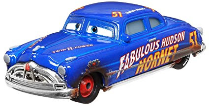 Mattel Disney Cars DXV70 - Disney Cars 3 Die-Cast Dirt Track Fabulous Hudson Hornet