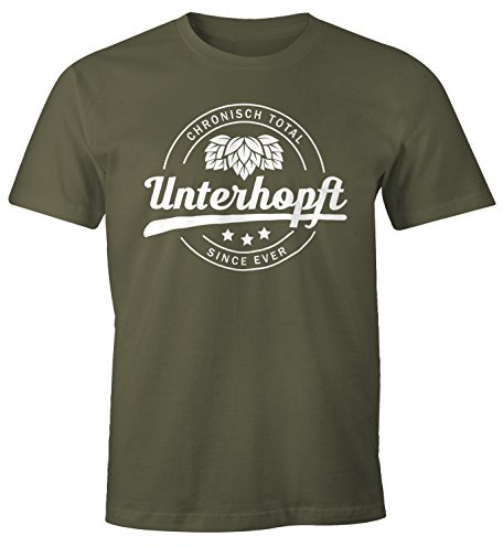 MoonWorks Chronisch Unterhopft Total Herren T-Shirt Since Ever Fun-Shirt