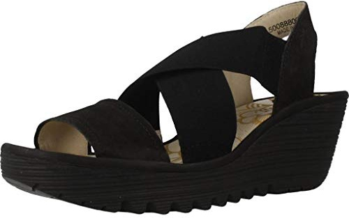 Fly London Damen Yaji888fly Sandalen, Schwarz (Black 000), 40 EU