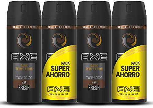 Axe Dark Temptation Pack Duplo Sparpack - 2 Packungen à 2 x 150 ml (insgesamt 600 ml)