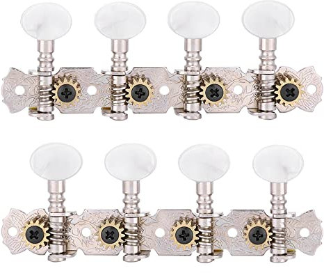 Pinces de réglage, têtes de machines RiToEasysports Mandolin Cordes de réglage, pinces 4L4R pour accessoire d'instruments Mandolin