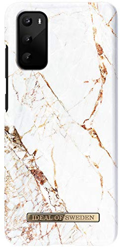 IDEAL OF SWEDEN Back Cover kompatibel mit Samsung Galaxy S20 - Kunststoff, Gold, Carrara Gold