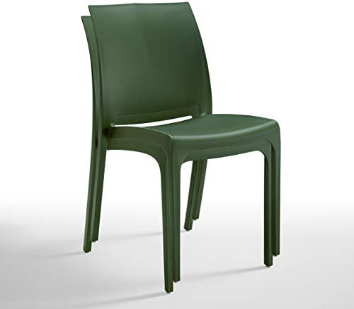 BICA Volga Stuhl, Pine Green, 46 x 54 x 80 cm, 2 Einheiten