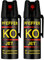 KO Pfefferspray Jet | Fog Verteidigungsspray | Abwehrspray Hundeabwehr | zur Selbstverteidigung | Sparset | Made in Germany (Jet 50 ML 2 STK)