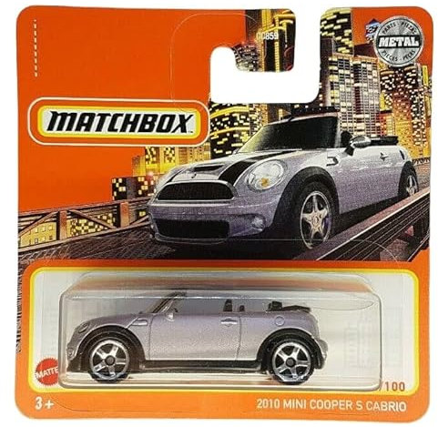 Matchbox - 2010 Mini Cooper S Cabrio - MBX 52/100 - GXM70 - Short Card - Superfast Lesney - lila metallic - Mattel 2021