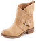 Toocool Stivali Donna Bassi Biker Motociclista Anfibi Fibbia Traforati G630 [36,Beige]