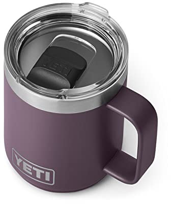 Yeti Rambler 10 oz Stackable Mug, Vacuum Insulated, Stainless Steel with MagSlider Lid, Nordic Purple
