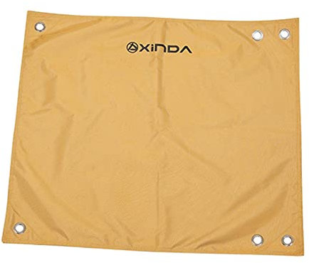 Milageto Outdoor Climbing Rope Anchor Rope Mat Wear Resistant Cushion for Abseiling Rappelling Caving, 27.17x32.68inch