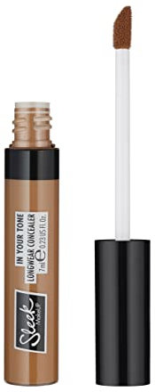 Sleek MakeUP In Your Tone Longwear Concealer, versteckt Augenringe und deckt Hautunreinheiten ab, aufbaubare mittlere bis volle Abdeckung, 5 W, 7 ml