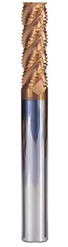 ALEYHA Fresa Per Sgrossatura A 4 Lame Con Rivestimento TiCN Fresa Per Fresa CNC HRC55,8x35x100L