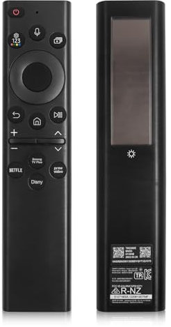 BN59-01385A - Mando a distancia de repuesto por voz para Samsung Smart Tvs 4k 8K Ultra HD Neo QLED The Frame y Crystal UHD Series 2021-2023, celda solar recargable y USB tipo C