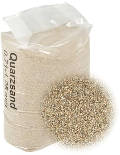 vidaXL Sable filtrant 25 kg 0,71-1,25 mm