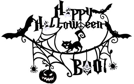 Teufel Hexenkostüm Piraten Halloween Kostüm Damen Happy Halloween Banner Hängende Flagge Kürbis Halloween Dekoration Schwarze Wanddekoration Halloween Party Fahnen Für Osterlamm (A, One Size)