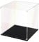 DOFOPO Kleine Vitrine Transparente Schaukasten Acryl Staubdichte Glasvitrine Klein Selbstmontierbare Acrylic Display Case Box 15*15*15cm