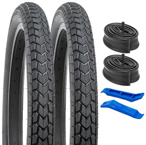 YunSCM 2PCS Faltbarer 20 Zoll Reifen 20 x 2.10/54-406 Fahrradreifen Kompatibel 20x1.95 20x2.0 20x2.1 20x2.125 Road/Citybikes Reifen (Y-779)