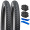 YunSCM 2PCS Faltbarer 20 Zoll Reifen 20 x 2.10/54-406 Fahrradreifen Kompatibel 20x1.95 20x2.0 20x2.1 20x2.125 Road/Citybikes Reifen (Y-779)